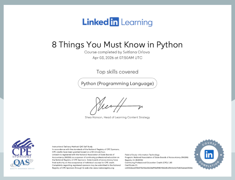 8 Python Things