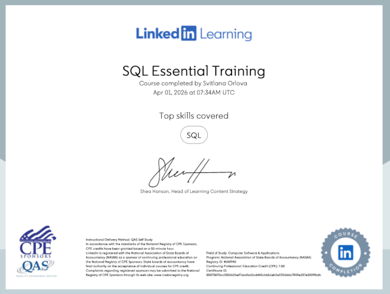 Linkedin SQL Training